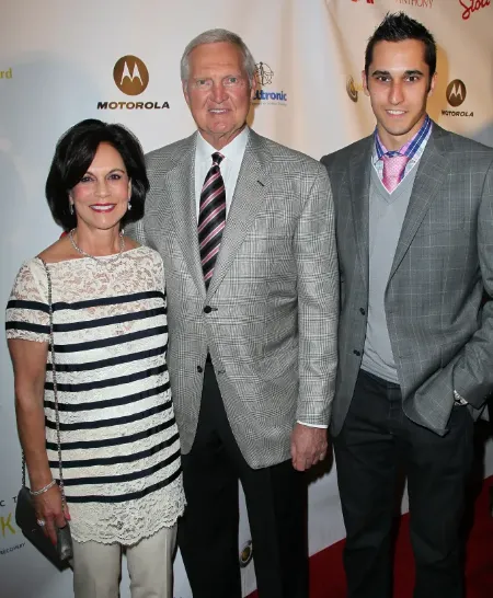 jerry west wife and son