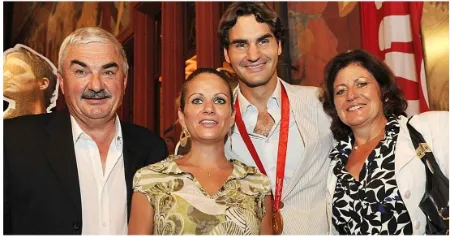 roger federer family