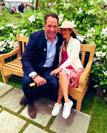 david seaman and frankie poultney enjoying their vacation 