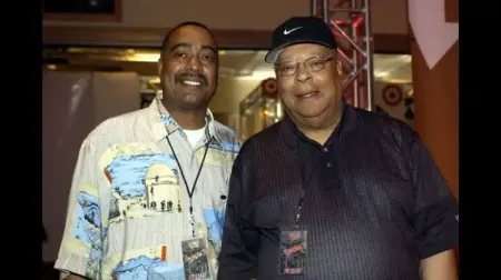 kevin woods with his father earl woods