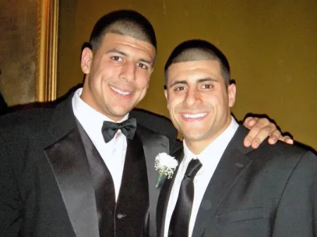 aaron hernandez and his brother d. j. hernandez