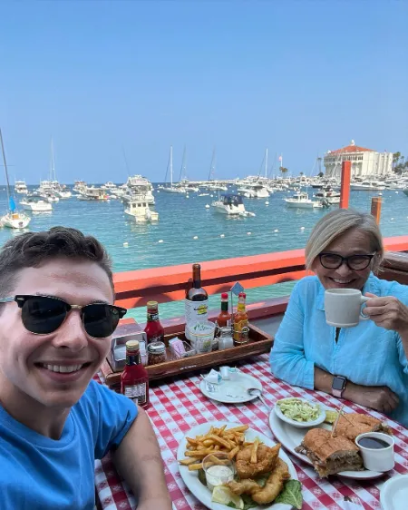 paul juda with his mother 