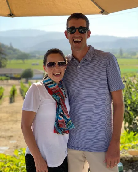 chesson hadley with his wife amanda hadley