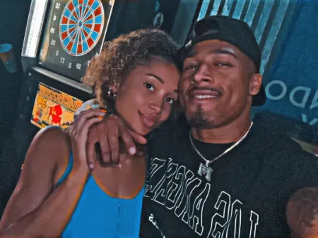 carmelo hayes with his girlfriend kelani jordan